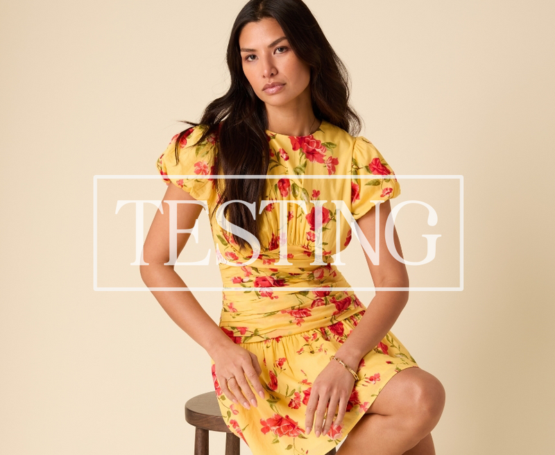 Gaun Mini Noa Floral Kuning